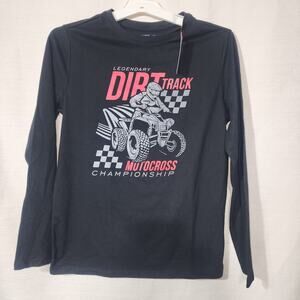 Dirt track motocross power Kids long sleeve shirt XL 14 by Cat & Jack